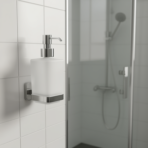 Distributeur de savon mural TONGA TO81 13 en chrome poli 6,3x11,7x17,3cm – Articles de bain et toilettes - Product Image 3