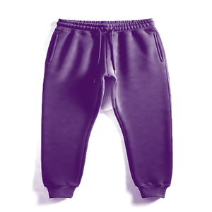 Custom Embroidered Cotton Fleece <b>Lace</b> Jogger Sweatpants for Men-Streetwear Gym Wear with <b>Elastic</b> Waist Private Label OEM Service - Product Image 3