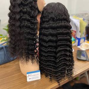 Extensiones de Cabello Humano Vietnamita, Cabello Rizado Birmano, Pelucas con Frente de Encaje HD, Cabello Virgen con Cutícula Alineada, Alta Calidad, Venta al por Mayor - Product Image 4