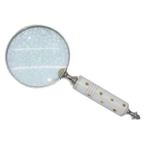 Venta al por mayor nuevo diseño 2025 color bronce aspecto antiguo diseño artesanía india buena calidad ojo cristal Metal Vintage lupa - Product Image 1