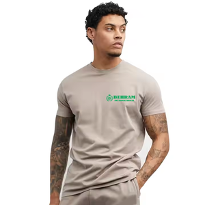 T-shirt Homme Streetwear Délavé à l'Acide, 100% Coton Écologique 200g, Logo Avant, Coupe Oversize Vintage, Ajustement Classique – Vente en Gros - Product Image 6