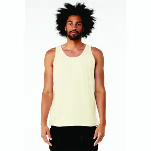 Side Seamed Retail Fit 100% Airlume Combed and Ring Spun Cotton 32 single 4.2 oz Natural Unisex Jersey Tank