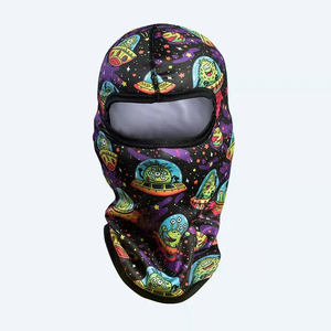 Custom Wholesale 1 Hole Knitted Full Face Ski Mask Winter Balaclava Face Cover Mask Hat <b>Neck</b> <b>Warmer</b> Balaclava For <b>Men</b> Women - Product Image 1