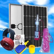 Pompe à eau solaire submersible générique de 50 mètres 24V + panneau solaire flottant de 300 watts - Product Image 2