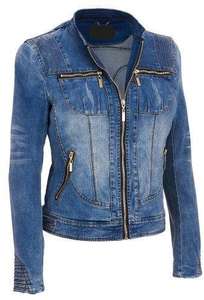 Chaqueta Vaquera de Invierno Vintage de Alta Calidad para Mujer con Logotipo Bordado, Estilo Casual, Transpirable, Lavado Ácido, 100% Algodón - Product Image 3