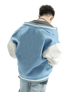 Winter <b>Long</b> Sleeve Baseball <b>jacket</b> Customized logo <b>Jacket</b> for <b>Men</b> Private Label CollegeBaseballjacket for <b>men</b> DDP Shipping - Product Image 5