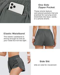 Shorts pour femmes mode été taille haute respirant vêtements de sport Yoga course salon Streetwear décontracté personnalisé marque de vêtements à la mode - Product Image 3