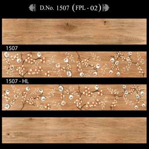 Carreaux de plancher en porcelaine imitation bois 1504 en 150x900 mm, surface mate avec impression numérique aspect bois véritable par Novac Ceramic - Product Image 4