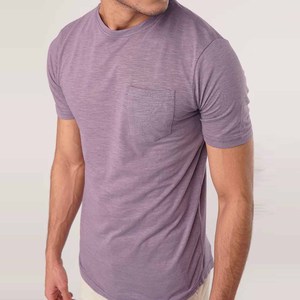 High Quality T Shirts for Men's 100% Cotton Short Sleeve Crew Neck T-Shirt - Product Image 4