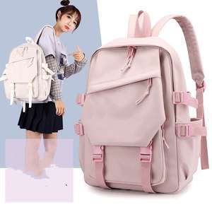 Mochila Escolar Moderna de Alta Calidad con Correa Desmontable, Impermeable, Antirrobo, USB, Geométrica, para Niños y Niñas, de Nailon y Poliéster - Product Image 2