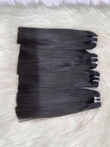 Venta al por mayor paquete de extensiones de cabello Remy virgen cabello crudo vietnamita Cierre de encaje y cutícula alineada cabello humano recto - Product Image 3