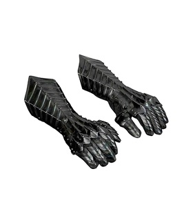 Nazgul thép tưởng tượng gauntlets | chúa ringwraiths cổ màu đen kết thúc Thời Trung Cổ Crusader áo giáp găng tay | cosplay & Halloween - Product Image 4