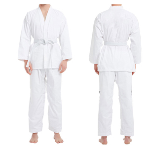 Uniforme de Judo de alta calidad personalizado 2025 para fábrica unisex, venta al por mayor, logotipo personalizado, transpirable poliéster/algodón, arte marcial alto - Product Image 6