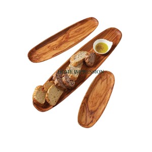 Plateau de service en bois d'acacia personnalisé de forme rectangulaire Plats et assiettes en bois Tasses à thé Plateau de service Plateau en bois Fournitures - Product Image 1