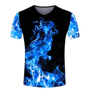 Camisetas Sublimadas al por Mayor de Alta Calidad para Hombre, Impresión Personalizada OEM, Tallas Grandes, Transpirables, de Secado Rápido, Manga Corta, Color Personalizado - Product Image 5
