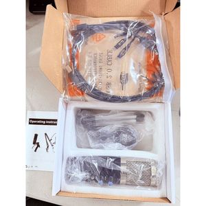 Microfono a condensatore dinamico professionale RGB cablato per Computer e microfono in Streaming con supporto compatibile con USB e telefono - Product Image 2