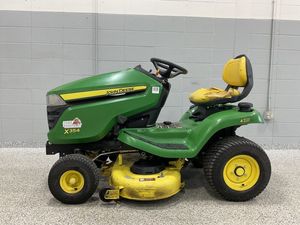 เครื่องตัดหญ้ารถแทรคเตอร์พร้อมตัวจับหญ้า John Deer X155R สวนเครื่องตัดหญ้า - Product Image 4