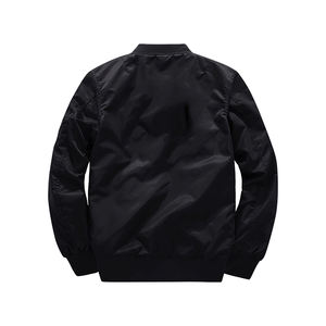 Chaqueta de bombardero personalizable de alta calidad, tela de lona con cuello levantado, el mejor Material de calle, precio de logotipo personalizado, Etiqueta Privada - Product Image 3