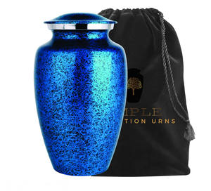 Urna Funeraria Azul Rey, Estilo Americano y Europeo, Ecológica y Duradera, para Cenizas Humanas, de la Mejor Calidad - Product Image 2