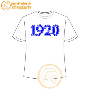 T-shirt pour femmes Zeta Phi Beta personnalisé en gros vêtements de sororité t-shirts en coton vêtements de fraternité pour femmes plus fines - Product Image 3