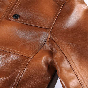 Chaquetas de cuero para hombre hechas en Pakistán de último estilo chaquetas de cuero para hombre Moq bajo precio al por mayor - Product Image 5