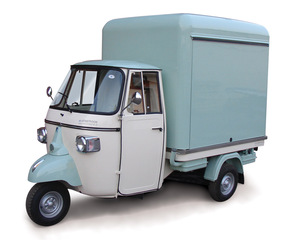 Triciclo Eléctrico para Comida, Carrito de Comida Móvil, Camioneta de Comida Callejera de Tres Ruedas para Café, Pizza, Tacos, Helados, Bocadillos, Hot Dogs - Product Image 1