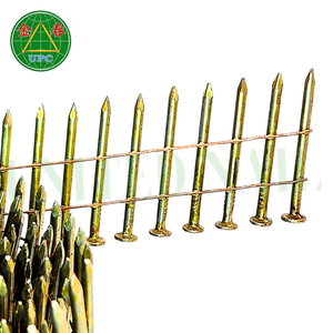Best Seller Industrial 1-1/4" X 0.083" <b>Steel</b> Coil Nails Smooth Shank Yellow Coating for Pallet Making 14000pcs/Box Can Tho - Product Image 6