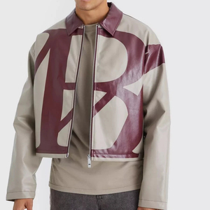 Oem Manufacturer Lightweight Chenille Embroidery Men Striped Letterman Varsity <b>Jacket</b> With <b>Real</b> <b>Leather</b> Made <b>Jackets</b> - Product Image 1