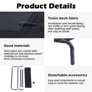 Cama Elevada Impermeable para Perros, Fuera del Suelo, Fácil de Limpiar, Uso en Interiores o Exteriores para Mascotas Pequeñas, Cama Elevada para Perros - Product Image 6