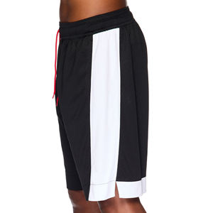 Shorts d'entraînement de gymnastique pour hommes nouveau Design été motif solide survêtement coupe ample 95% Polyester 5% Spandex Basketball Shorts - Product Image 3