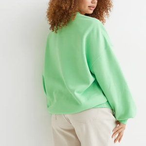 Nouveauté Sweat-shirt à col rond pour femmes vente en gros 100% coton tissu tricoté confortable imprimé uni XS taille 3D Styles d'hiver - Product Image 4