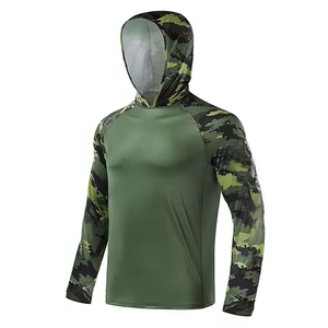 Offre Spéciale Sweat à capuche de pêche sur mesure pour hommes 100% Polyester imperméable à l'eau Sublimation Print Design avec logo - Product Image 1