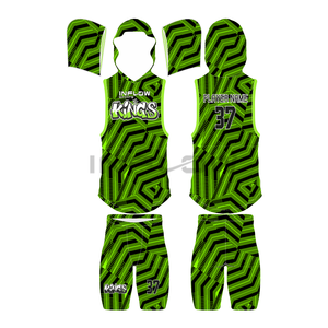 Camisetas sin Mangas de Compresión Personalizadas con Capucha para Partidos de Liga 7v7, Nuevo Diseño, Uniformes de Fútbol con Sublimación de Bandera - Product Image 3