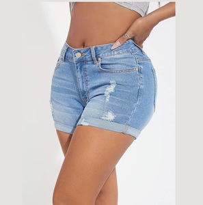 2025 nueva llegada mujeres pantalones cortos de mezclilla Casual verano moda Vintage Streetwear mujeres Denim Jeans Shorts - Product Image 1