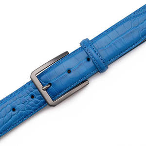 Cinturón de Hombre de Cuero de Primera Capa, Cinturones Casuales Vintage de Diseño Hecho a Mano con Hebilla de Pin, Cinturones de Cuero Genuino para Hombre - Product Image 1