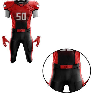Affordable Price Original <b>Equipment</b> American Football Uniform Set Top Trending Breathable American Football Uniform for Sale - Product Image 2