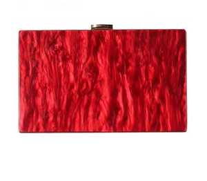 Ensemble complet de collier et pochette en résine faite à la main, imitation perle, plaqué or, vintage, papillon, charme solide, pour mariage de femme - Product Image 6