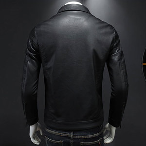Veste en cuir pour homme fabriquée au Pakistan, résistante, personnalisable avec votre propre design - Product Image 5