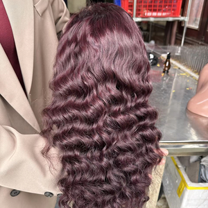 Cheveux bruts vierges vietnamiens 180% densité courts bouclés Bob perruques de cheveux humains pour les femmes bouclés transparents - Product Image 2