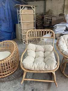 Chaise en rotin léger et imperméable, design minimaliste, confortable, portable, pliable, glissante, intérieur/extérieur, chambre à coucher, salon - Product Image 3