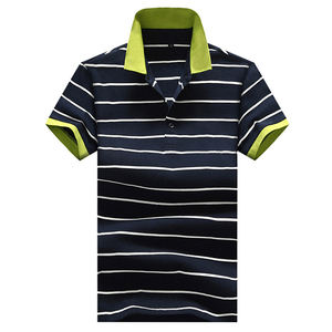 Polo informal para hombre al por mayor, camisa deportiva de manga corta y talla grande, camisa polo de algodón y poliéster de alta calidad - Product Image 2