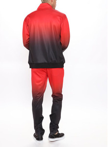 OEM Logo personnalisé hommes décontracté nouveauté ensemble 2 pièces fermeture éclair Jogger survêtement impression par sublimation en grandes nouvelles couleurs pour hommes - Product Image 3