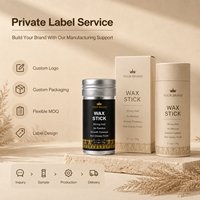 Cire coiffante naturelle en stick à tenue forte, hydratante, sans résidu blanc, pour perruques, bords et cheveux naturels – Marque privée