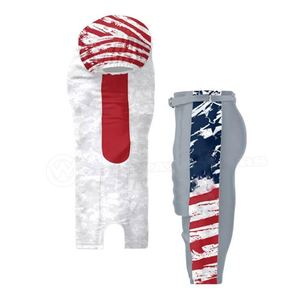 Uniforme de football américain respirant à prix compétitif, logo personnalisé, impression par sublimation, coupe et couture sur mesure - Product Image 2