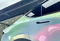 Film de protection de carrosserie automobile auto-cicatrisant, style sport, gris galaxie brillant, PET 7,5 mil d'épaisseur, changeant de couleur, 1,52x17M de haute qualité