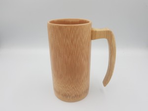 Tasse de boisson personnalisée avec poignées fabriquée à partir de bambou 100% naturel biodégradable laque naturelle et exquise - Product Image 5