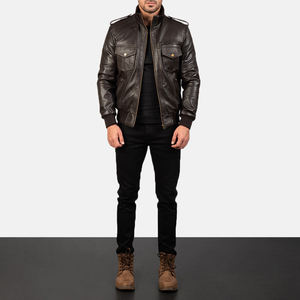 Professional Made Classic Design Breathable Leather Winter <b>Jacket</b> Outdoor Genuine Leather <b>Jackets</b> - Product Image 4