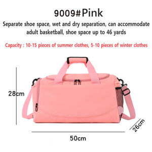 Logo personnalisé en cuir véritable de haute qualité grande capacité Portable multifonctionnel Camping étanche Gym sport sac de voyage - Product Image 6