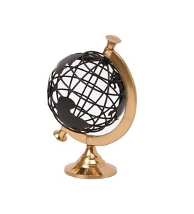 Solidarité Globe Décoratif Métal Monde Globe Modèle Maison Bureau Décor De Table Ornement Unique Idée Cadeau Vintage Style Monde - Product Image 2
