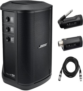 High Quality On S1 Pro+ Portable Wireless PA System with <b>Bluetooth</b> Black with Wireless Instrument <b>Transmitter</b> - Product Image 1